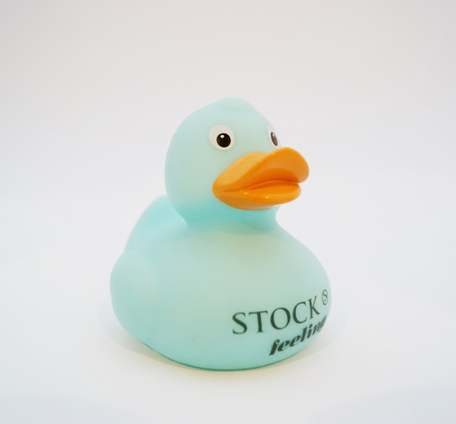 STOCK Badeente // türkis