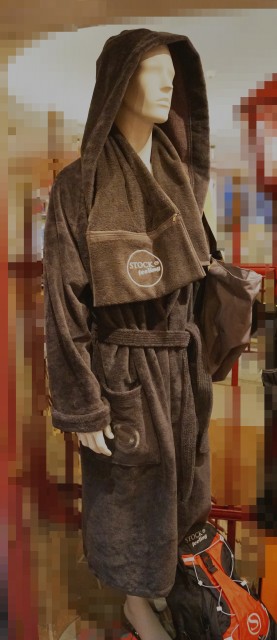 STOCK Herren-Bademantel